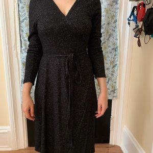 Faux Diane Furstenburg wrap dress